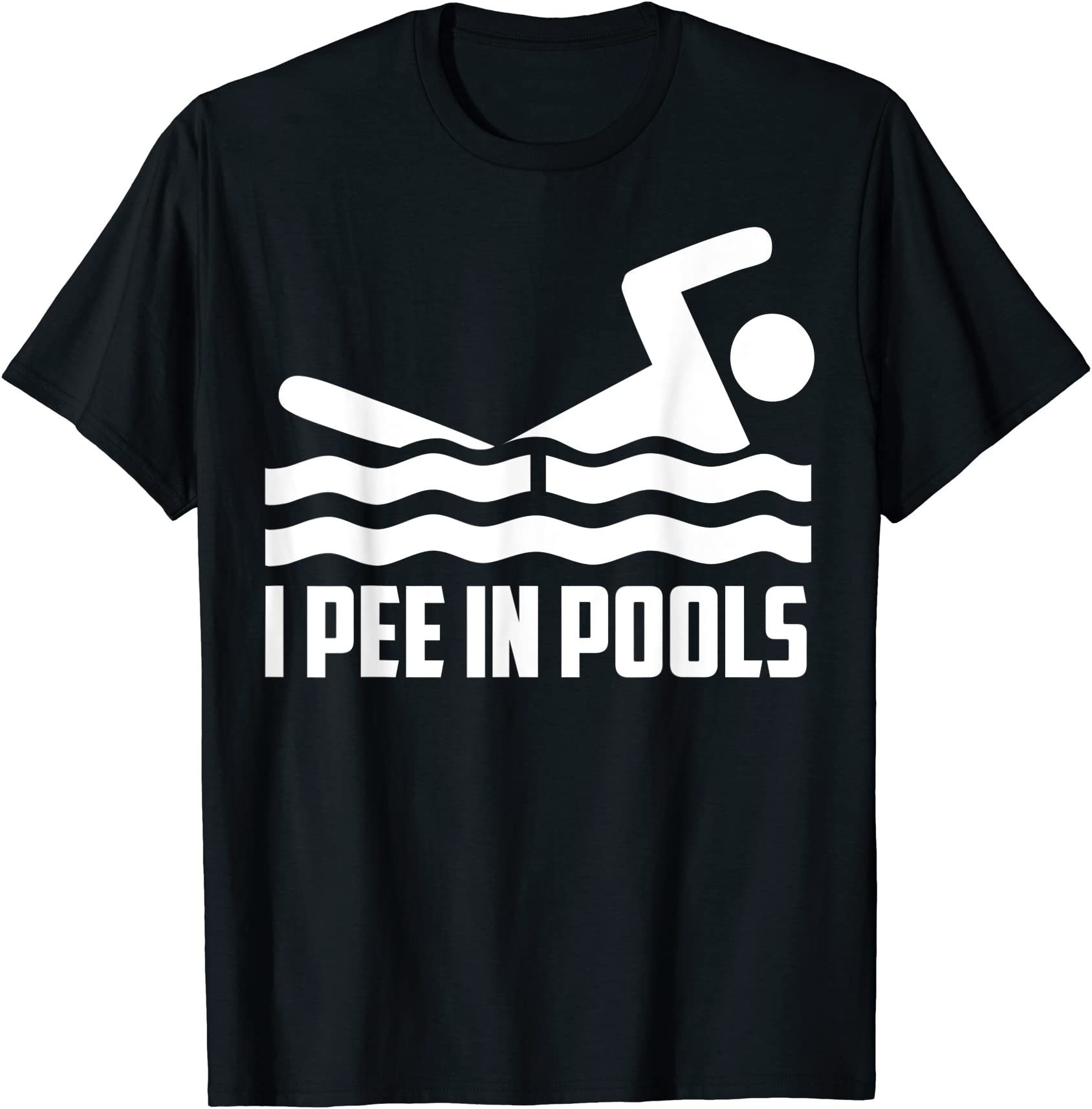 i pee in pools cool present for family and friends t shirt men - Buy t ...