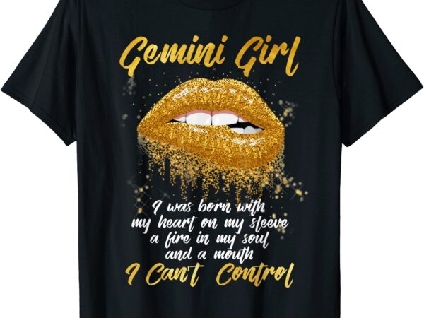 I39m a gemini girl shirt funny birthday t shirt for women men