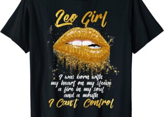 i39m a leo girl shirt funny birthday t shirt for women men