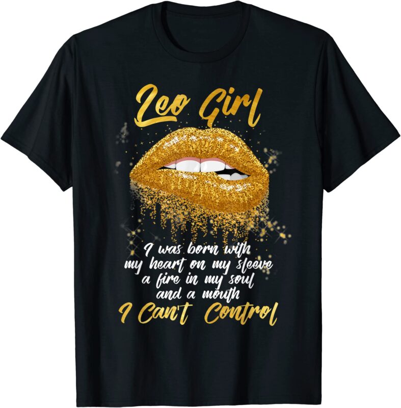i39m a leo girl shirt funny birthday t shirt for women men
