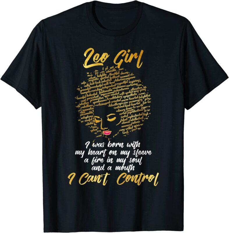 i39m a leo girl shirt funny birthday t shirt for women men
