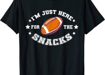 i39m just here for the snacks league fantasy football t shirt men