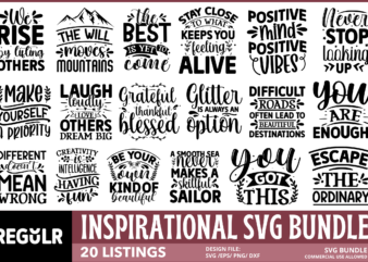 Inspirational Svg Bundle