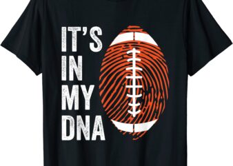 it39s in my dna american football fingerprint football player t shirt men