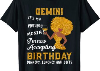 its my birthday shirt black women gemini may june gifts t shirt men