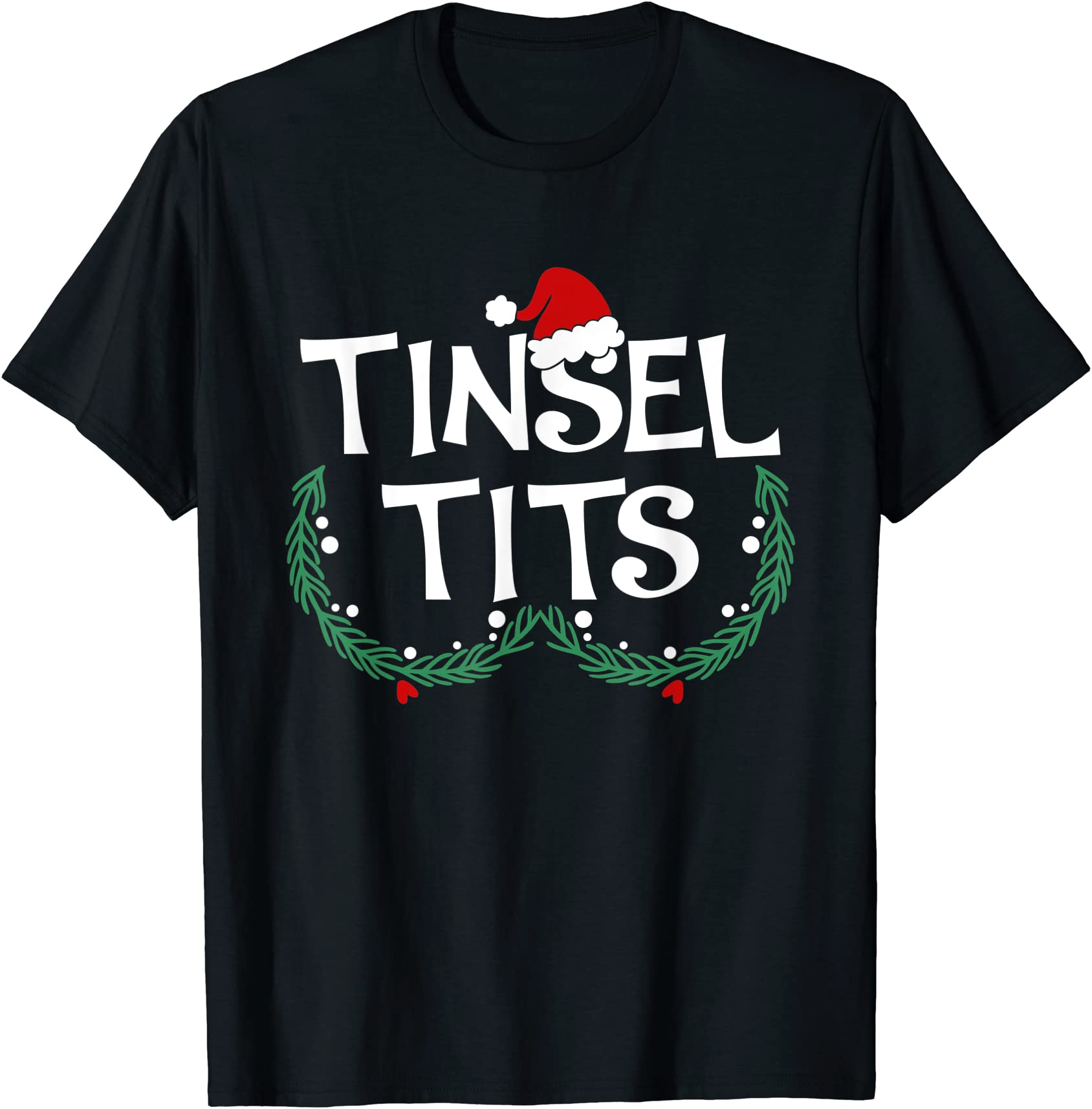 jingle balls tinsel tits couples christmas matching couple t shirt men ...