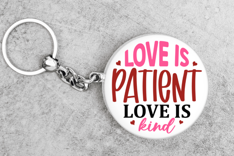 Valentines Keychain SVG Bundle