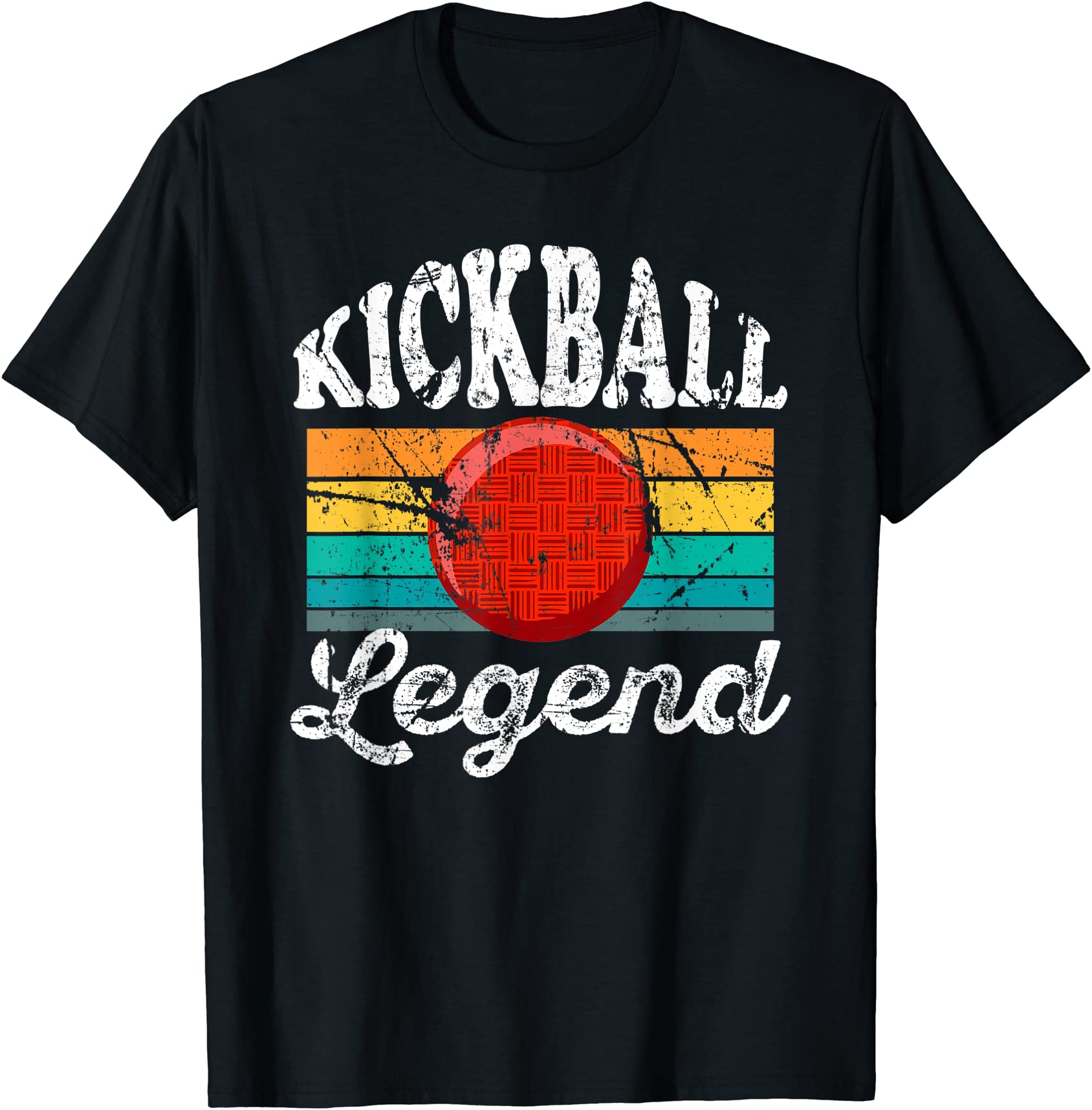 kickball expert legend sports league summer team fun ball t shirt men ...