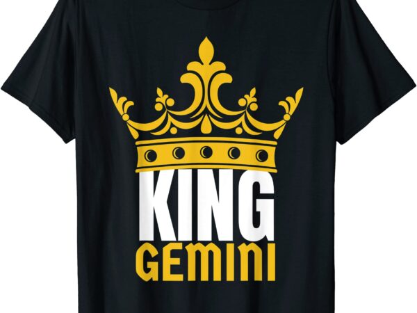 King gemini birthday horoscope shirt zodiac sign astrology t shirt men