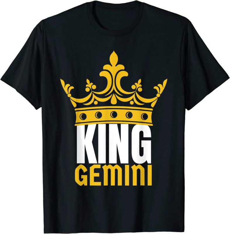 king gemini birthday horoscope shirt zodiac sign astrology t shirt men