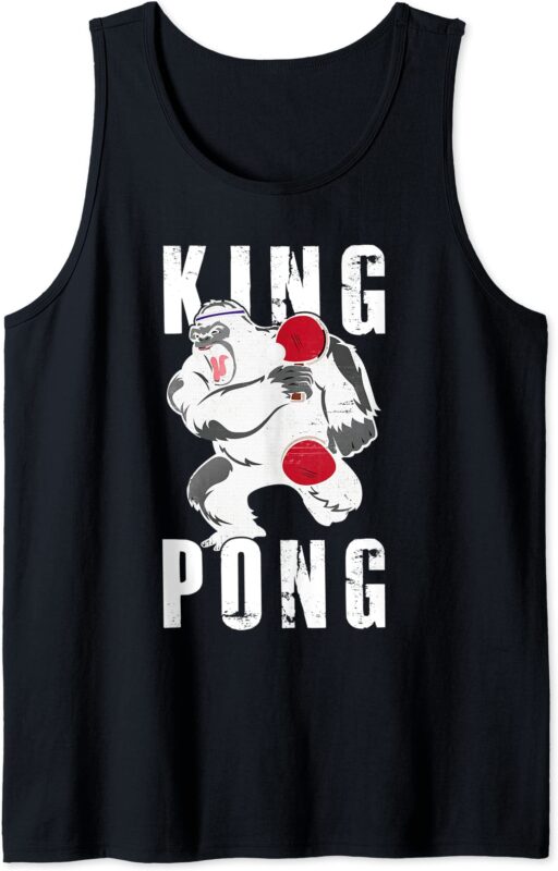 king pong funny vintage ping pong table tennis gift tank top men