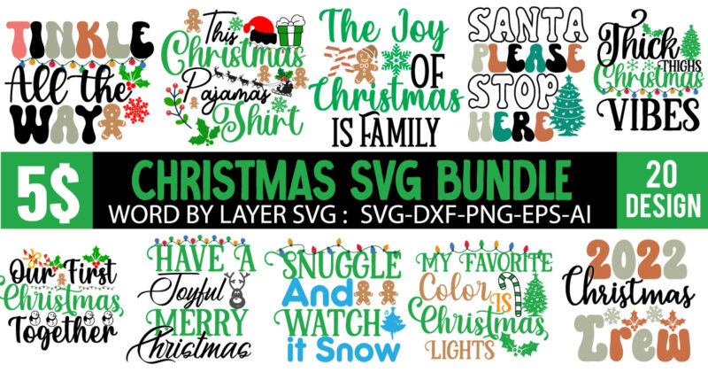 Christmas SVG Mega Bundle , 220 Christmas Design , Christmas svg bundle , 20 christmas t-shirt design , winter svg bundle, christmas svg, winter svg, santa svg, christmas quote svg,