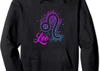 leo pullover hoodie unisex t shirt vector graphic