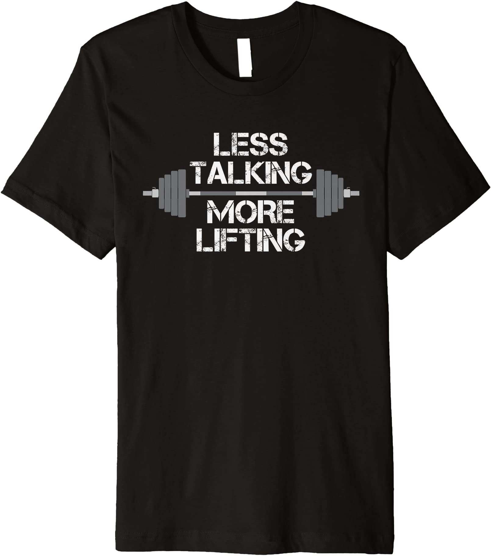 less talking more lifting weight lifter workout t shirt men - Buy t ...
