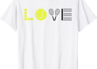 love tennis funny tennis player tennis coach gift idea t shirt men