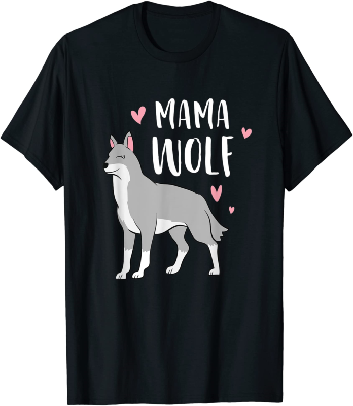 mama wolf mom funny wolf lover gift t shirt men - Buy t-shirt designs