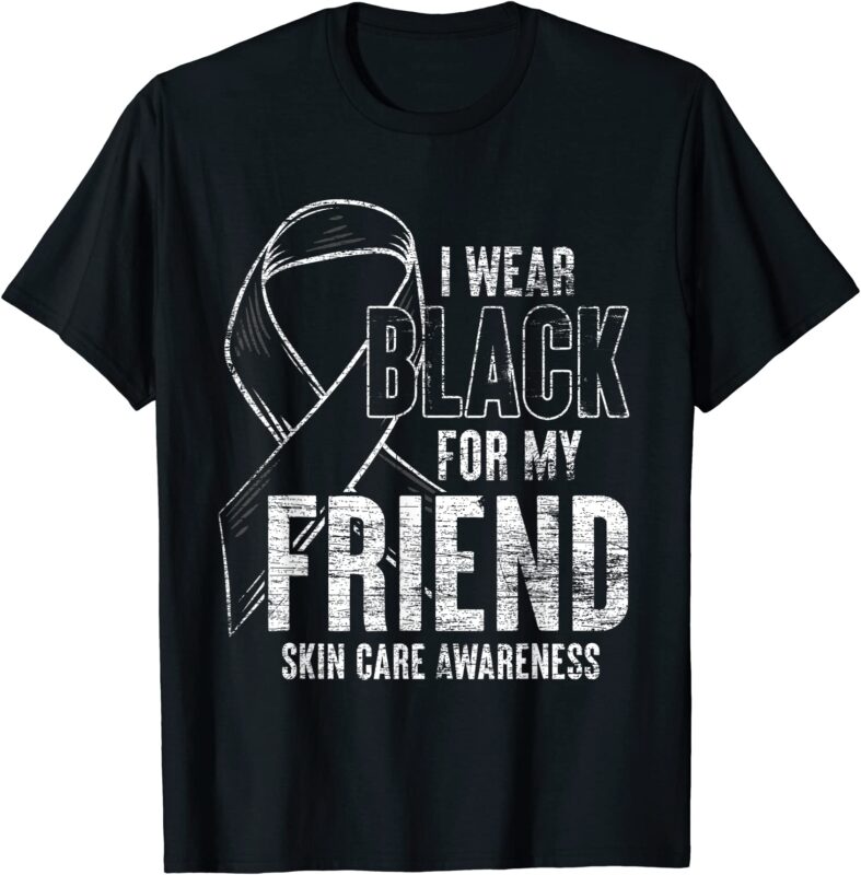 melanoma black ribbon skin cancer t shirt men - Buy t-shirt designs