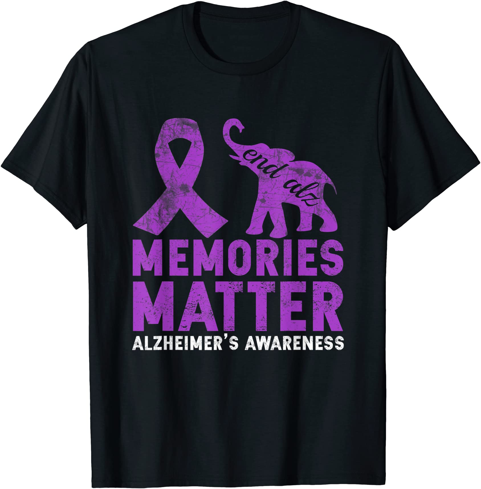 memories matter alzheimer shirt purple elephant t shirt men - Buy t ...