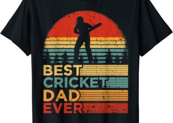 mens best cricket dad ever funny vintage cricket father39s day t shirt men
