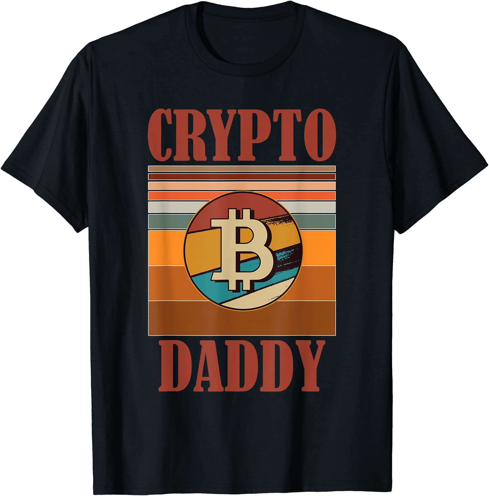 mens crypto daddy dad father funny bitcoin dogecoin blockchain t shirt ...