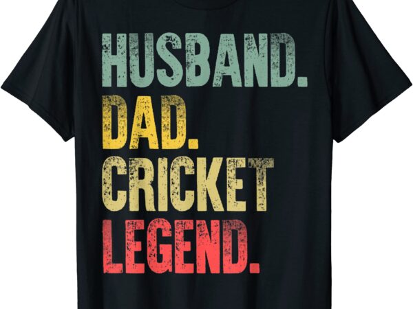 Mens funny vintage shirt husband dad cricket legend retro t shirt men