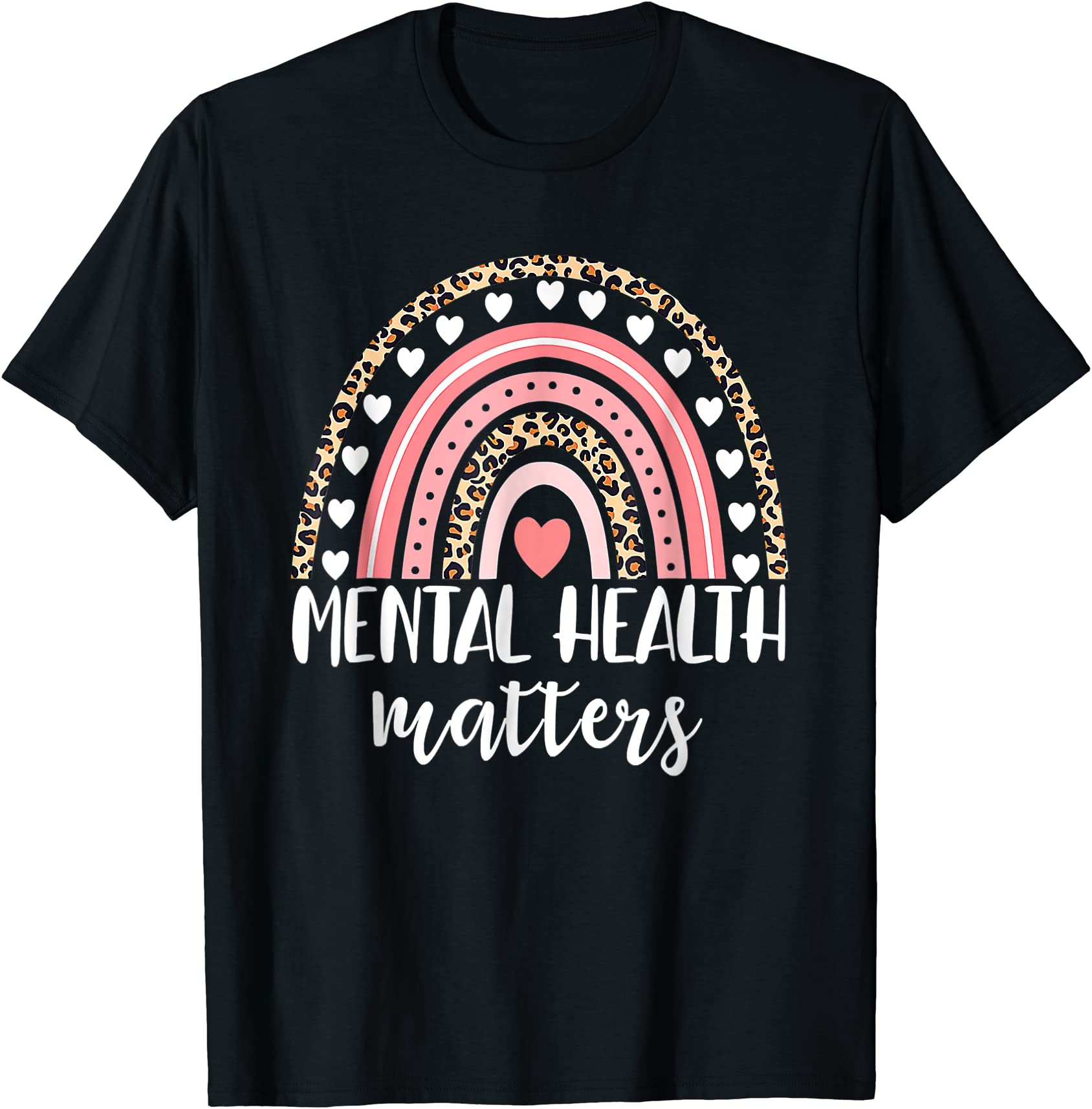 mental health matters rainbow spread awareness mental health t shirt ...