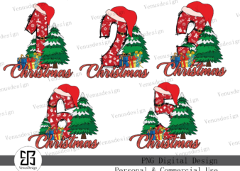 Christmas Birthday PNG Bundle