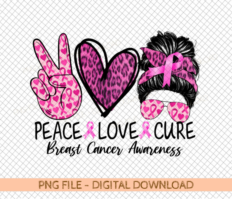 Awareness, Pink Ribbon Clipart,breast Cancer Awareness Png File for  Sublimation Printing, Pink Ribbon, Breast Cancer Clipart 