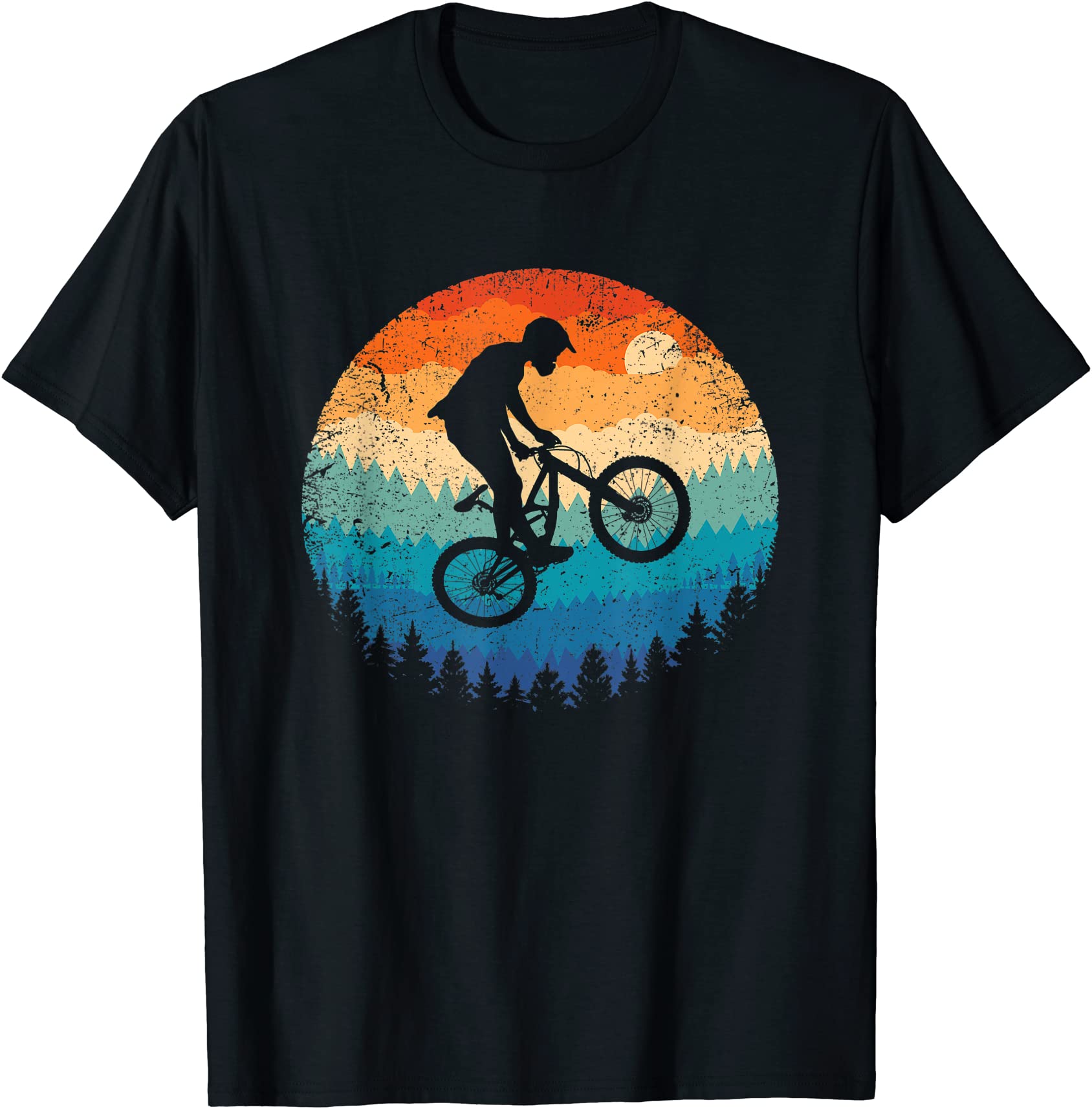 mountain bike shirt retro downhill biking gift vintage mtb t shirt men ...