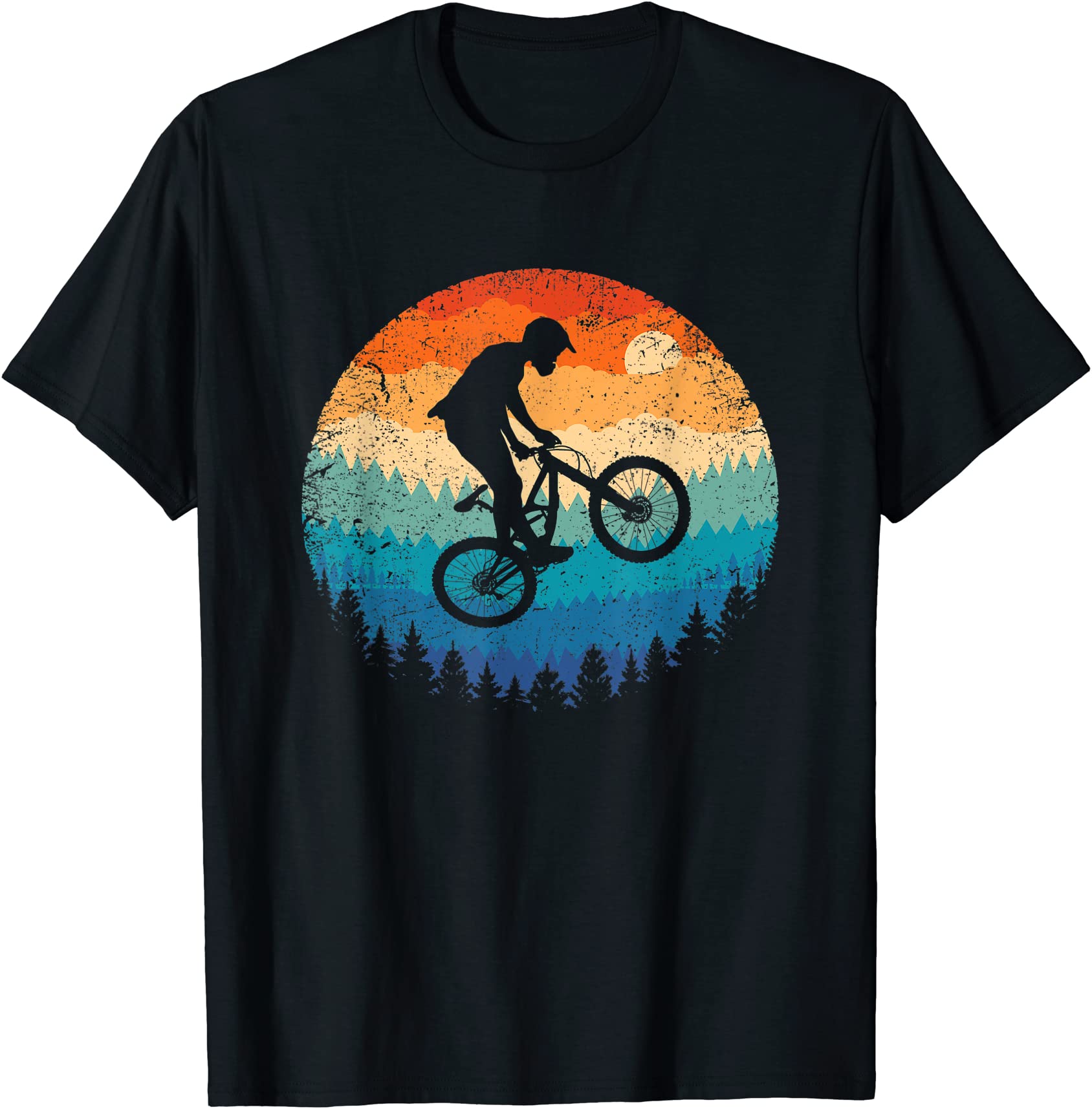 mountain bike shirt retro downhill biking gift vintage mtb t shirt men