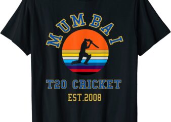 mumbai india t20 cricket t shirt men