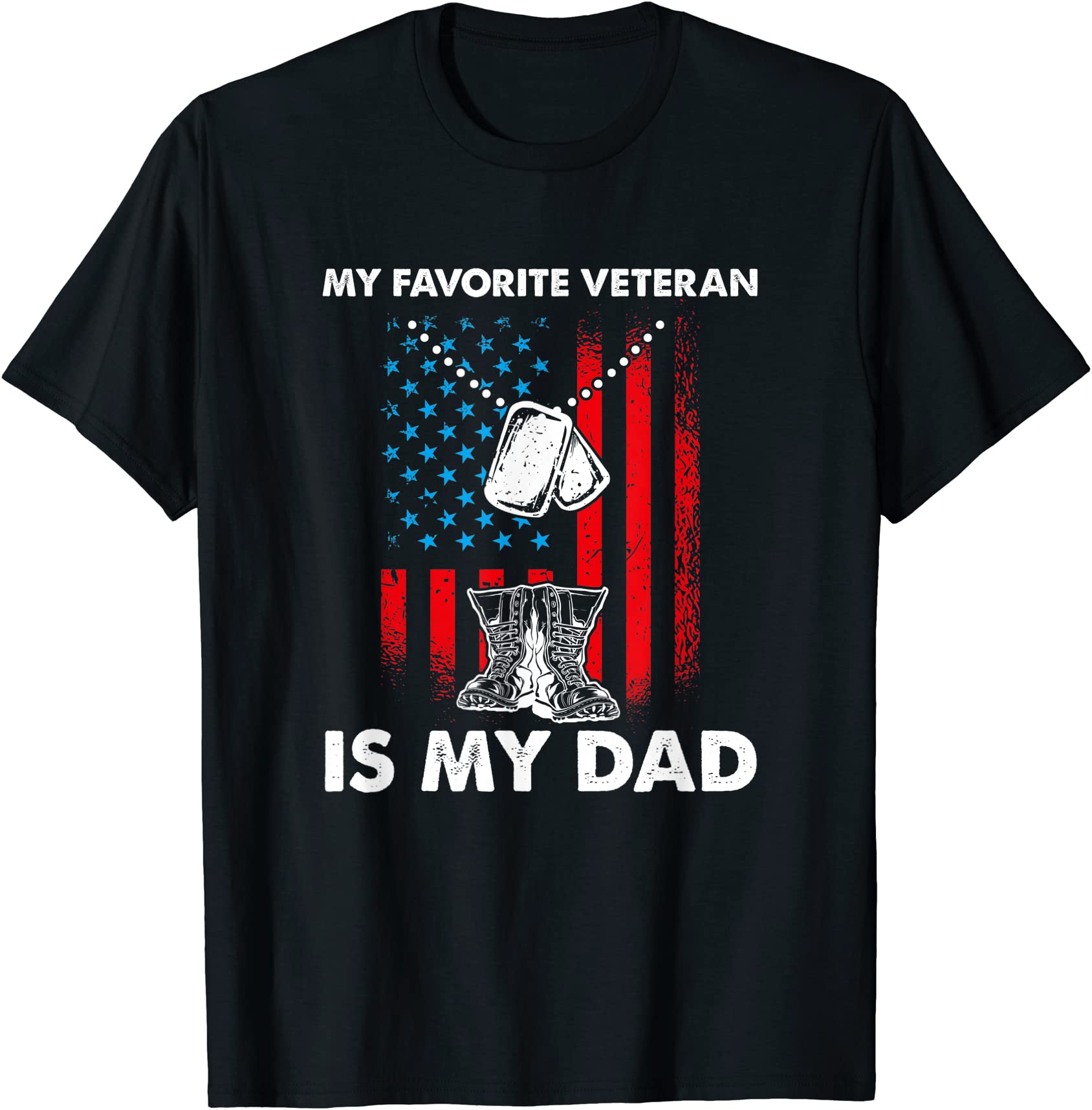 my favorite veteran is my dad father veterans day t shirt men - Buy t ...