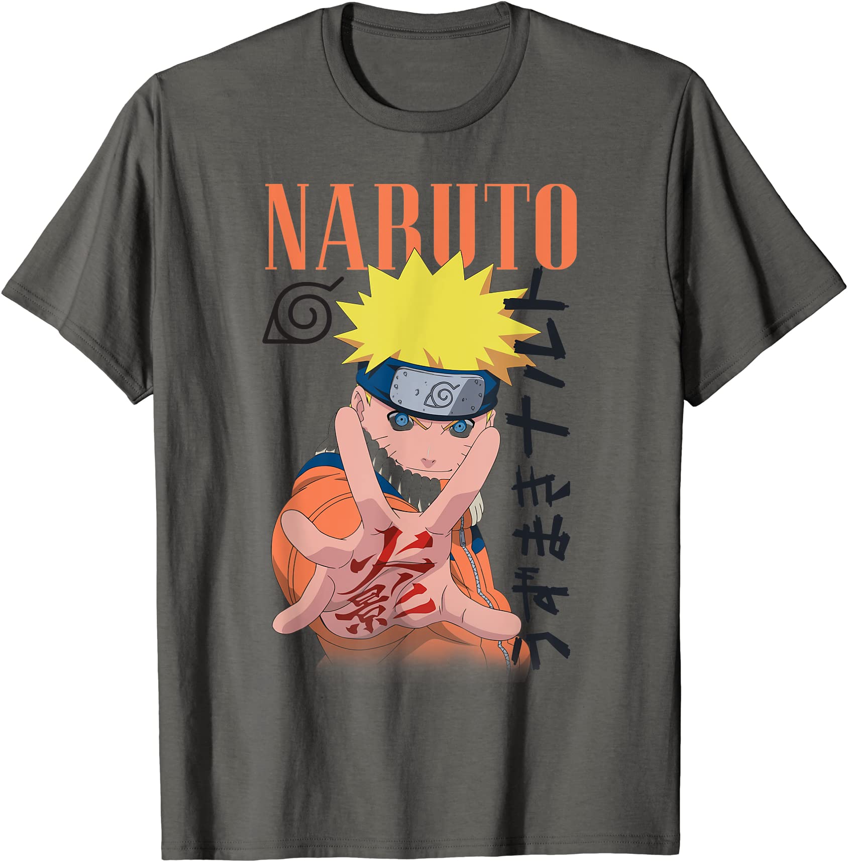 naruto classic naruto uzumaki amp kanji t shirt men - Buy t-shirt designs