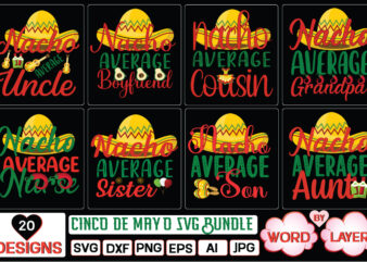 Cinco De Mayo SVG Bundle t shirt vector file