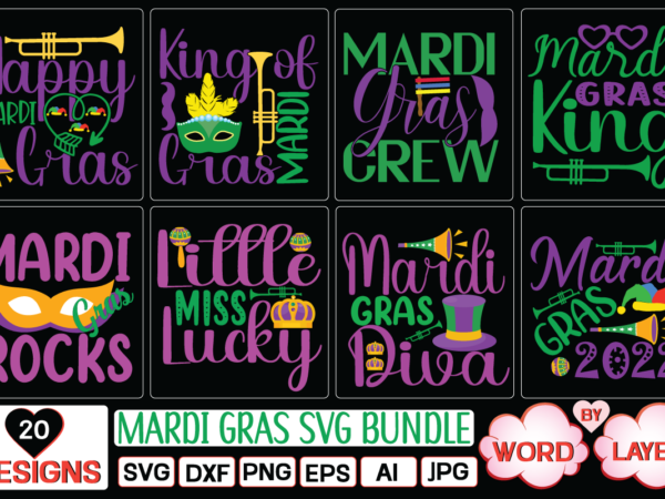 Mardi gras svg bundle svg cut file t shirt designs for sale