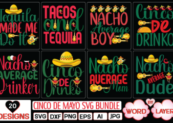 Cinco De Mayo SVG Bundle SVG Cut File