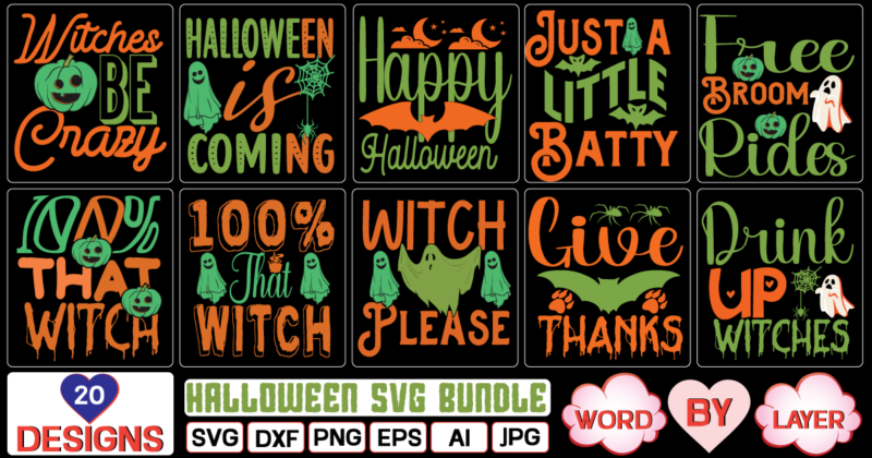 Halloween svg bundle SVG Cut File