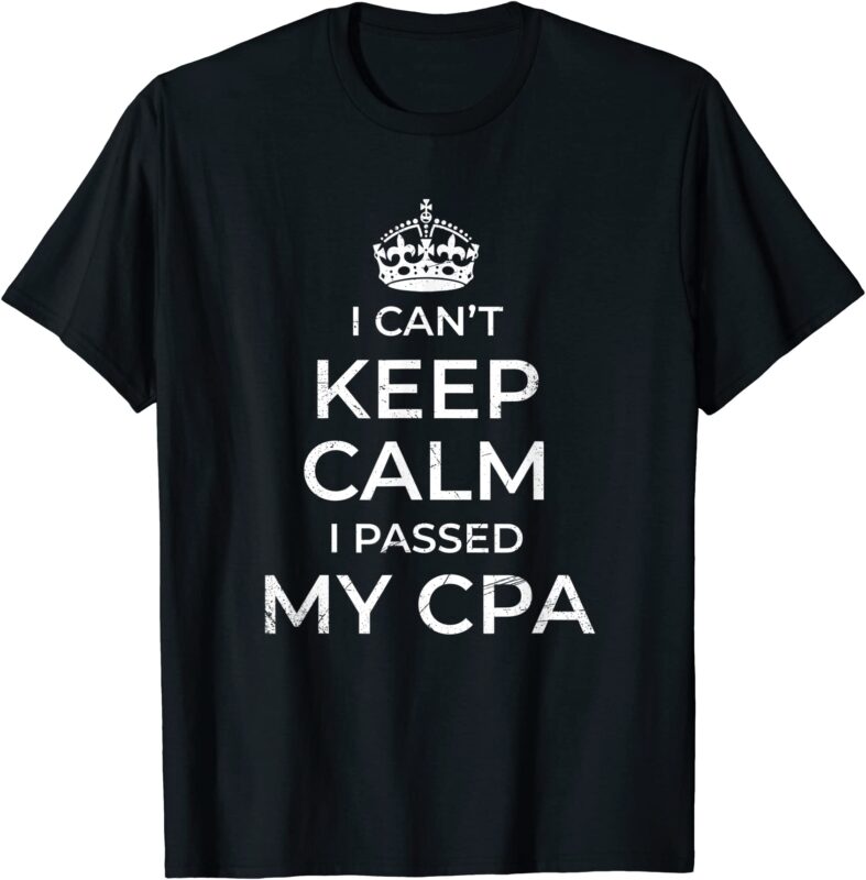 new cpa exam certified public accountant graduate t shirt men
