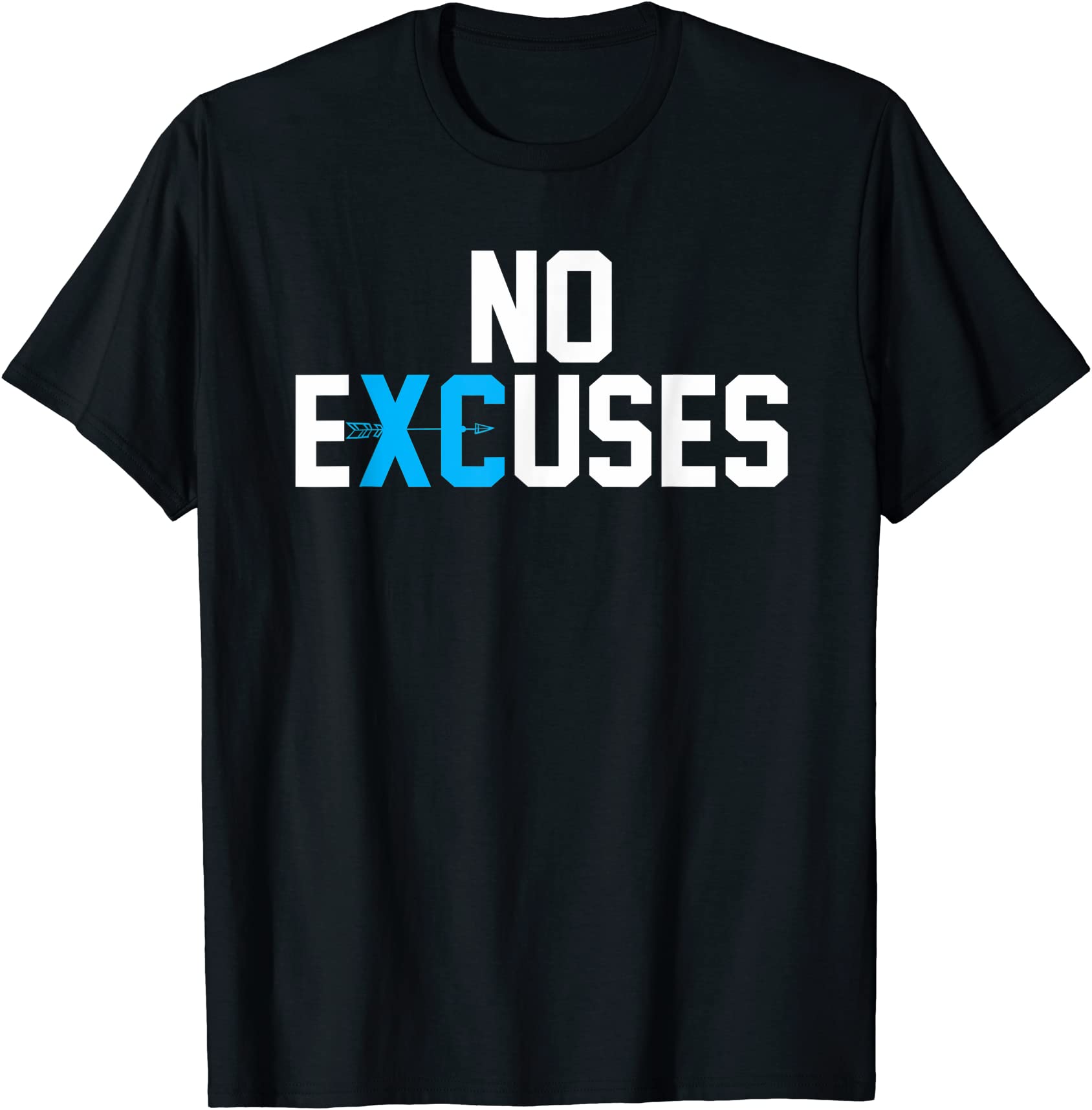 no excuses cross country track and field running gift t shirt men - Buy ...