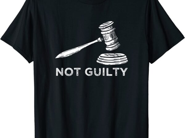 Not guilty law justice lawyer prisoner jail inmate handcuffs t shirt men