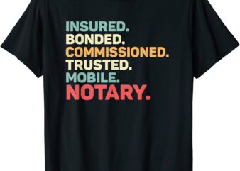 notary person public attorney at law notary signer lawyer t shirt men