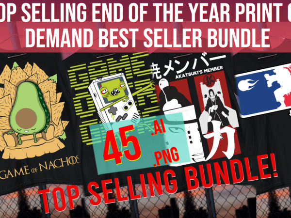 Top selling end of the year print on demand best seller entrepreneur bundle t shirt designs for sale