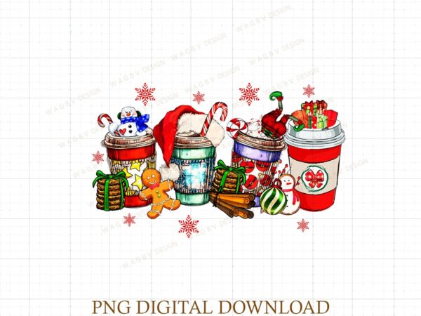 Retro christmas comfort color png, coffee christmas png, cute christmas png, xmas png, womens holiday png t shirt design online