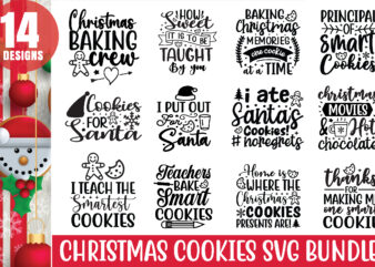 Christmas cookies svg bundle