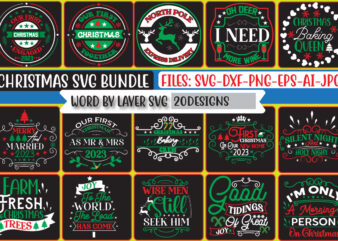 Christmas Svg Bundle t shirt vector file