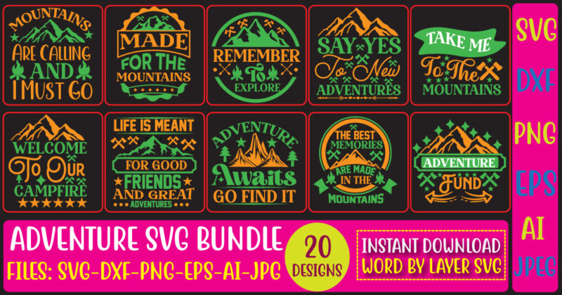 Adventure Svg Bundle