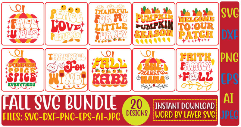 Fall Svg Bundle