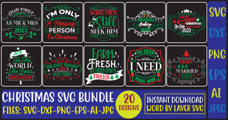 Christmas Svg Bundle