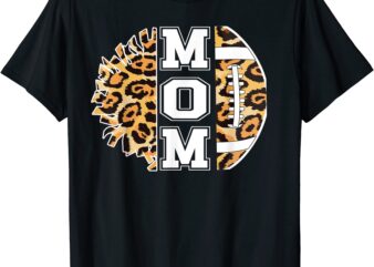 proud football and cheerleading mom cheer mama t shirt men