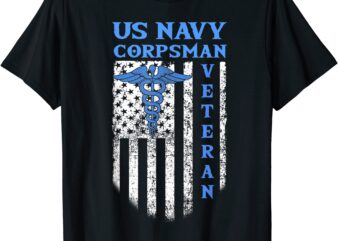 proud veteran navy corpsman t shirt gifts navy patriot t shirt men